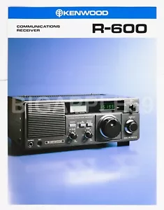 Kenwood R-600 Ricevitore Radio Brochure/Volantino di Vendita Originale - Foto 1 di 3