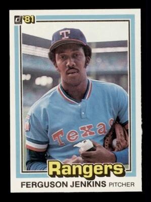 1981 DONRUSS #146 FERGIE JENKINS TEXAS RANGERS HOF - Image 1 of 2