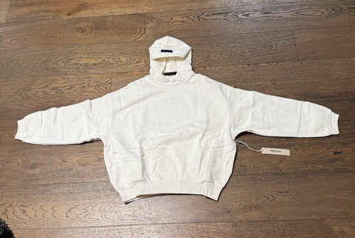 Felpa con cappuccio nuova con etichetta Essentials Fear of God Cloud Dance taglia S uomo