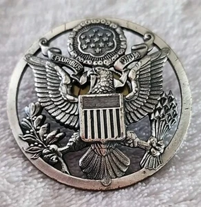 Great Seal Stati Uniti d'America E Pluribus Unum tappo pulsante spilla posteriore L-22 - Foto 1 di 4