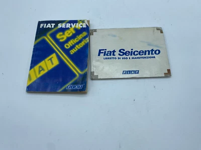 LIBRETTO USO E MANUTENZIONE FIAT SEICENTO  1998 ITALIANO ORIGINALE - Immagine 1 di 2
