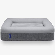 Casper Dog Bed, Plush Memory Foam, Large, Gray