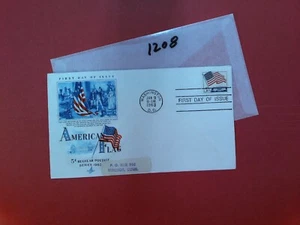 U. S. FDC - 1208 - U.S. Flag - ArtCraft cachet - comb. shopping! - Picture 1 of 1