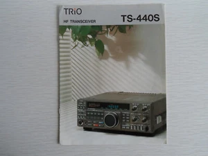 TYLKO BROSZURA KENWOOD TRIO TS 440S..............RADIO_TRADER_IRLANDIA. - Zdjęcie 1 z 3