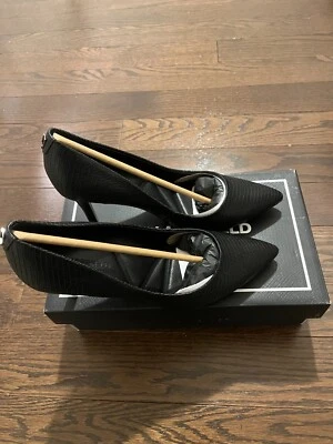 Zapatos de salón Karl Lagerfeld Paris Royale para mujer negros talla 8,5 M NUEVO Foto 1 de 4