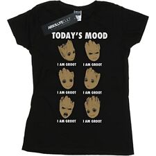 Guardians Of The Galaxy  Camiseta Today's Mood de Baby Groot de Algodón (BI1620)