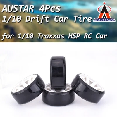 4X AUSTAR Radfelgenrad Reifen für 1/10 Traxxas HSP Tamiya HPI Drifting RC Car - Bild 1 von 4