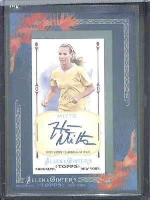2011 Topps Allen and Ginter Mini Autograph #AGA-HMI Heather Mitts - Image 1 of 2