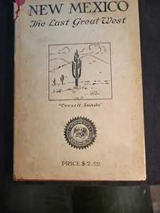 NEW MEXICO: THE LAST GREAT WEST (1917) Western Survey Co - with Dust Jacket. - Picture 1 of 9