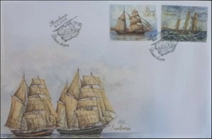 Sailing Ships Leo Lemland Aland Island Finland Mint FDC 2015 - Picture 1 of 1