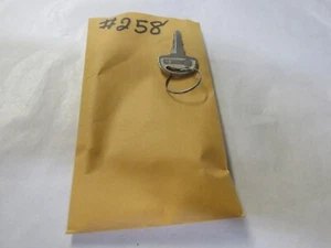 Vintage Suzuki OEM Factory Pre Cut Motorcycle Key # 258 - Picture 1 of 2