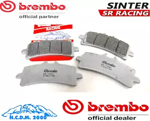 4 PASTIGLIE FRENO ANTERIORI BREMBO SINTERIZZATE 07BB37SR DUCATI PANIGALE 1199 - Imagen 1 de 11