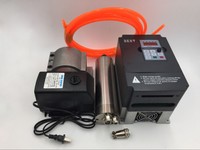 2.2KW Spindle Motor  Kit ER20 Water-cooled 4 Bearings & VFD Inverter Driver CNC