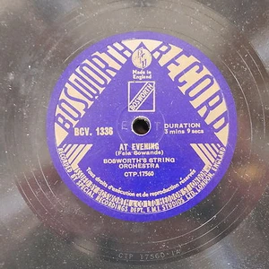 78rpm BOSWORTH STRING ORCH at evening / LOUIS VOSS koronga - Imagen 1 de 1