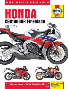 Honda CBR1000RR Fireblade (08 - 13) Haynes Repair Manual (Paperback) - Picture 1 of 6