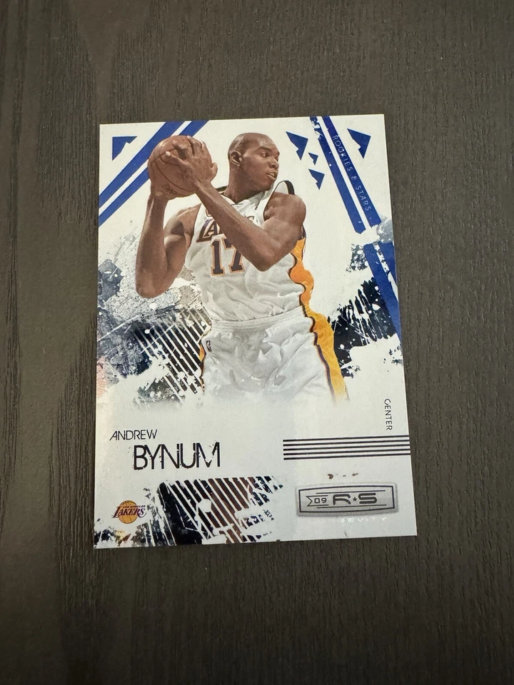 2009-10 Panini Rookies & Stars Longevity Sapphire Blue SP /25 #42 ANDREW BYNUM - Image 1 of 3