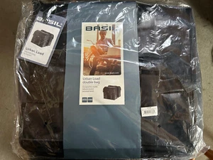 Basil Doppeltasche URBAN LOAD DOUBLE BAG 48-53L black Fahrrad Tasche - Bild 1 von 1