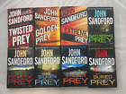 John Sandford Book Lot of 8 Hardcovers/ Dustjacket - All First Editions - Good