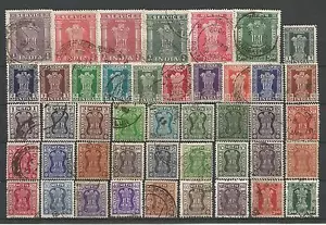 INDIA BONITA SELECCIÓN ANTIGUA ESTADO MIXTO MÁS DE 300 SELLOS (8 escaneos) // - Imagen 1 de 8