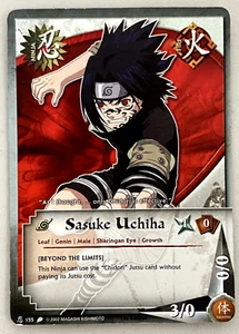 Naruto CCG - #155 - Sasuke Uchiha - 1st Edition - Common - Picture 1 of 2