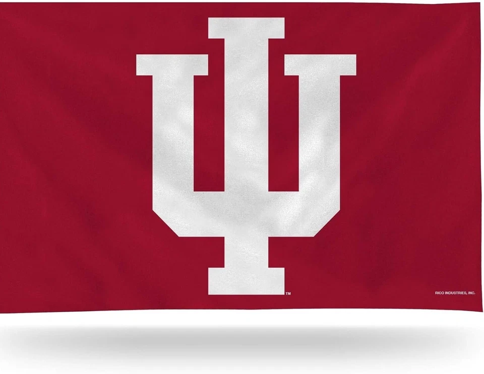 Indiana Hoosiers 3'x5' Flag- Indiana University IU - Image 1 of 1