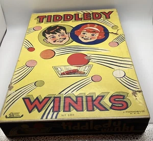 Vintage Mid Century Tiddledy Winks J Pressman Co NY Game and Rare Box - Picture 1 of 5