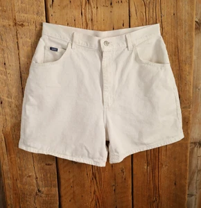 Vintage Lee White Denim Shorts Size 31x5 - Picture 1 of 3