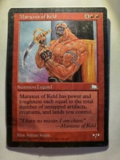 Maraxus of Keld Weatherlight Moderate Play MTG Magic DNA GAMES