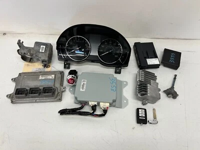 2014 ACURA RLX ECU IGNITION COMPUTER KEY MODULE & SPEEDOMETER SET, OEM LOT3553 - Image 1 of 4
