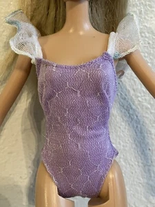 Vintage Ballerina Barbie 90er Ballett Trikot Ersatz Lila Lavendel OHNE ROCK - Bild 1 von 20