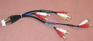 Alpine ICS-X7HD ICSX7HD RCA Preout Kabel vorne hinten außen Sub-AUX-Kamera ein - Bild 1 von 1