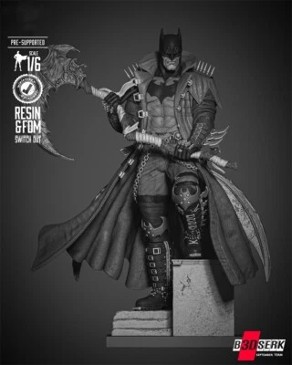 Anime Btman 1/10 1/8 Unpainted GK Models 3D Printed Figure Resin Kits 25cm 31cm - Image 1 of 4