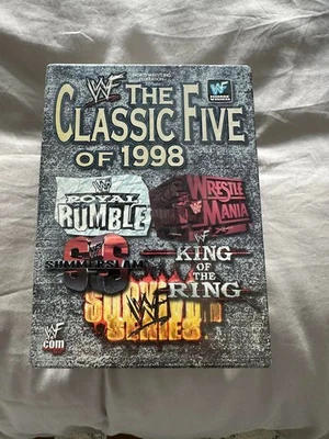 Unopened- 1998 Classic 5 WWF PPV VHS and 2001 WWF Invasion VHS! - Image 1 of 4