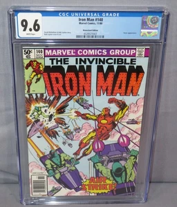 IRON MAN #140 (Force Appearance) CGC 9,6 NM+ Pagine Bianche Marvel Comics 1980 - Foto 1 di 3