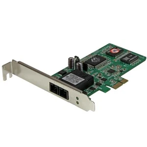 StarTech.com PCI Express PCIe Gigabit Ethernet Multimode SC Fiber Network Card A - Photo 1/1