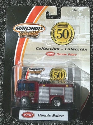 Matchbox Collectibles 50th Anniversary Collection 1998 Dennis Sabre Fire Engine - Image 1 of 2