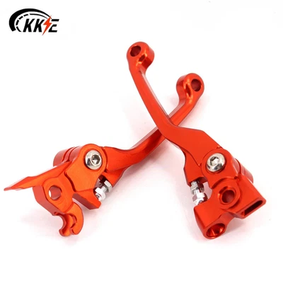KKE Brake Clutch Lever Levers for KTM EXC 125 350 450 530 2007-2013 CNC Orange - Image 1 of 4