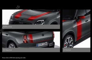 NEW MINI U25 COUNTRYMAN JCW DECAL STICKER PACK U25JCWDECAL - Picture 1 of 3