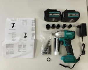MAWIRON 18V 5500mAh Cordless Electric Screwdriver With 2 Batteries YC2802 - Picture 1 of 3