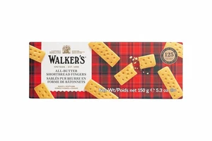 Walkers Classic Shortbread Fingers - Galletas de mantequilla pura, árbol tradicional de 5,3 oz - Imagen 1 de 5