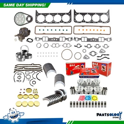 DNJ EK3102EM 主发动机重建套件 适用于 1985 年雪佛兰 GMC C10 5.7L OHV 16v — 第 1/4 张图片