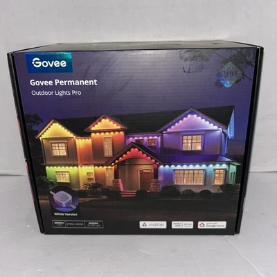 Govee Permanent Outdoor Lights Pro 100ft - Brand New H706A101 / White Fast Ship - Image 1 of 4
