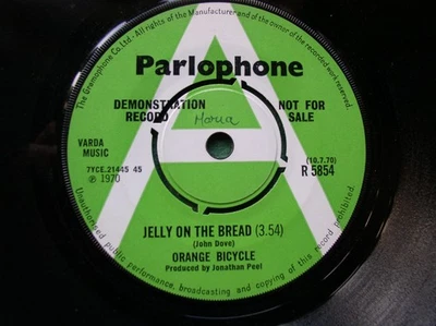 ORANGE BICYCLE:     JELLY ON THE BREAD    R 5854       CON EX - Image 1 of 3