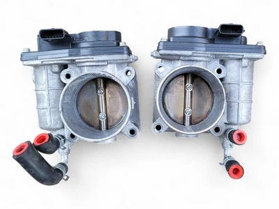 Infiniti M37 11-13 Throttle Body Unit Left & Right Set, E017, OEM, 2011, 2012, 2 Foto 1 de 4