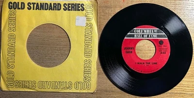 Country Music 45 RPM Records - JOHNNY CASH: I Walk The Line, Orange Blossom Spec - Image 1 of 2