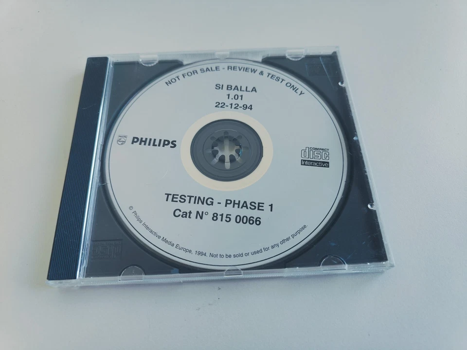VERY RARE SI BALLA TESTING PHASE 1 Philips CDI Cd-i Gaming Original - Image 1 of 1