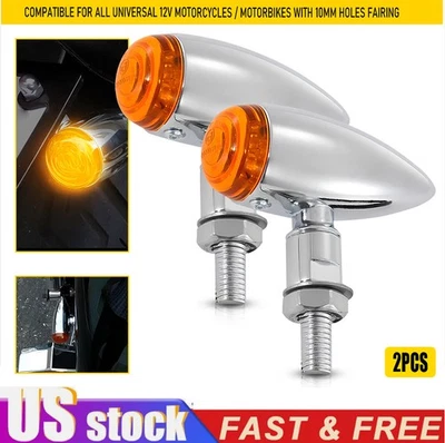 Luces ámbar intermitente para Suzuki Volusia Intruder VS 700 VL 750 800 1400 1500 Foto 1 de 4