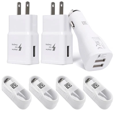 Rapid Fast USB Wall Charger 4FT Type-C Cable For LG V20 V30 V40 G7 G6 G5 Lot - Image 1 of 4