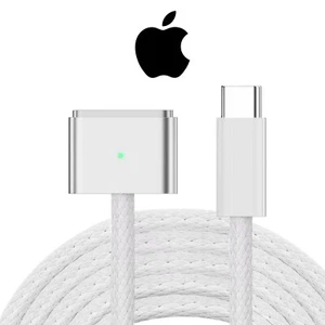 Apple USB-C to MagSafe 3 Cable 6ft White - APPLE MacBook Pro 14" 16" A2363 A2452 - Picture 1 of 5