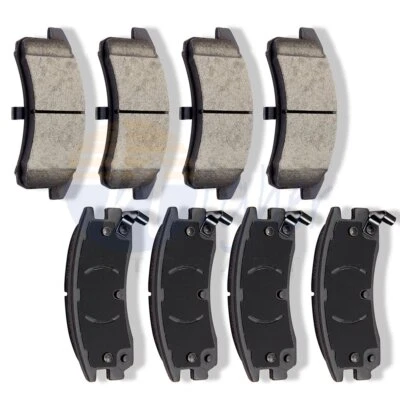 Pastillas de freno discos cerámicos delanteros traseros para Cadillac DeVille Seville 1994-1996 8 piezas Foto 1 de 4